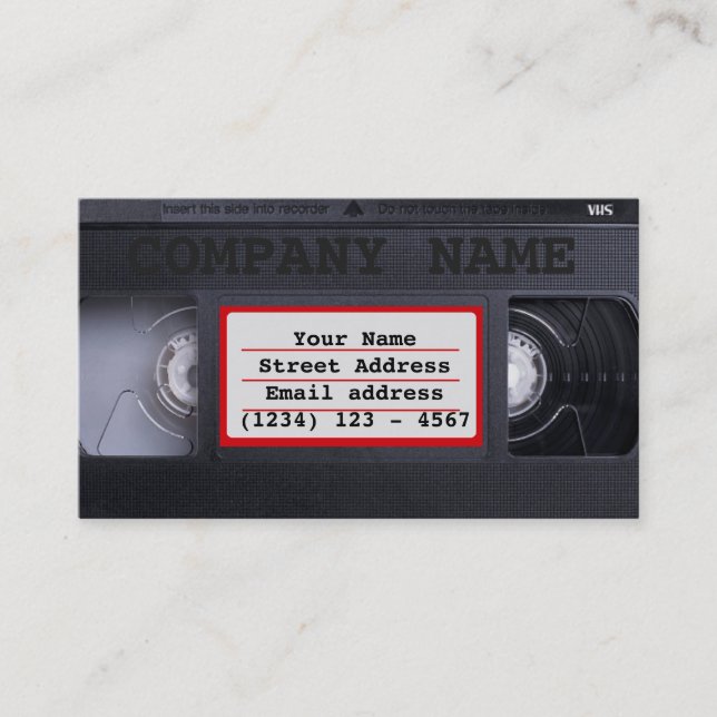 VHS business card (Front)