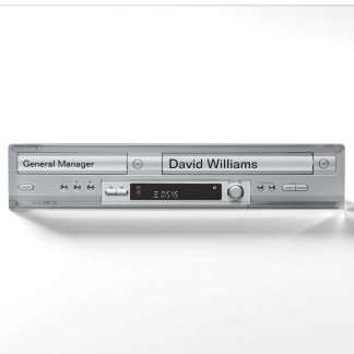 Vhs Dvd Player Faceplate Nameplate
