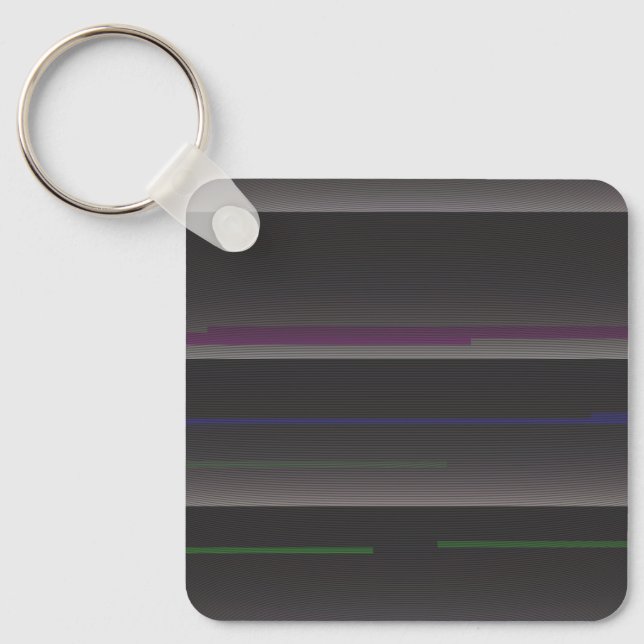 VHS Glitch Variant 2 Keychain (Front)