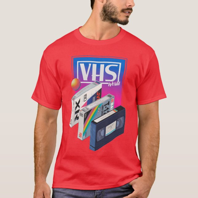 VHS world T-Shirt (Front)