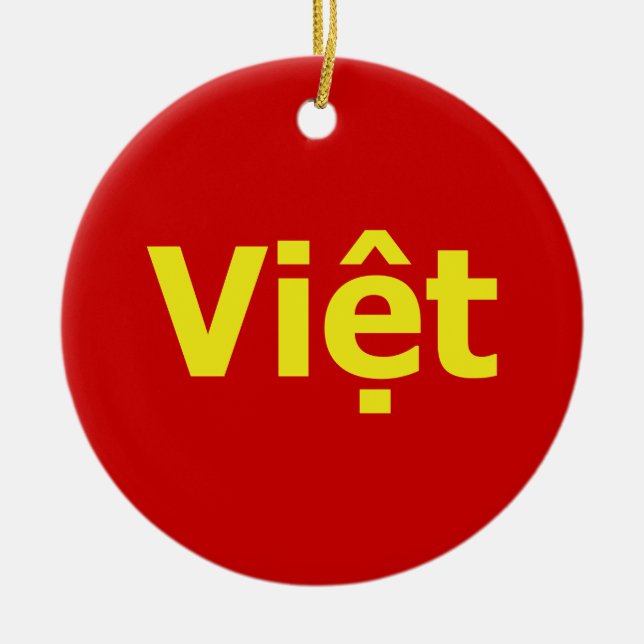 Việt Ceramic Tree Decoration (Front)