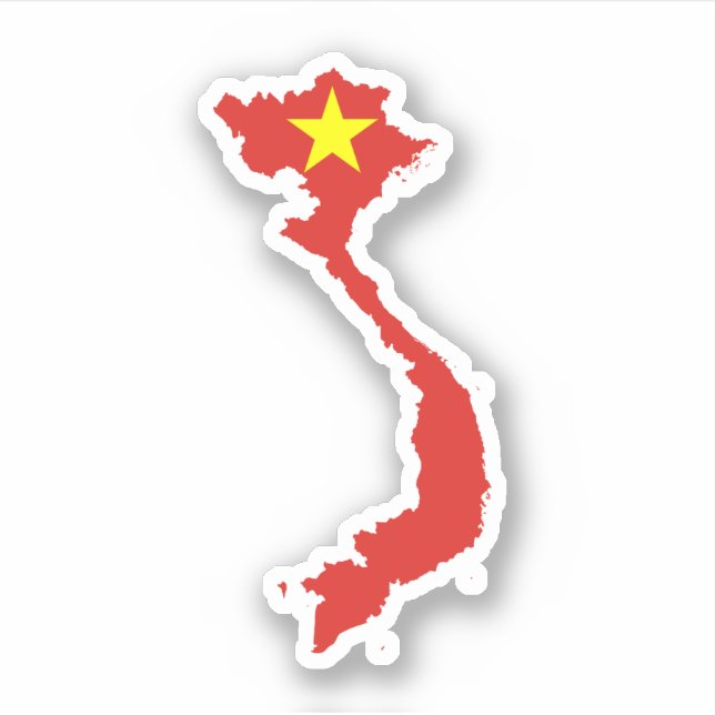 Việt Nam map/flag (Front)
