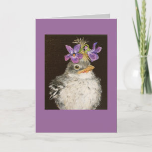 Vi the baby mockingbird card