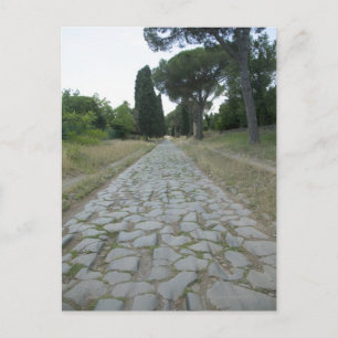 Via Appia Appian way, roman roadway Postcard