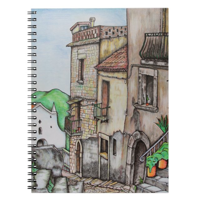 Via Costarella and Monastery Notebook (Front)