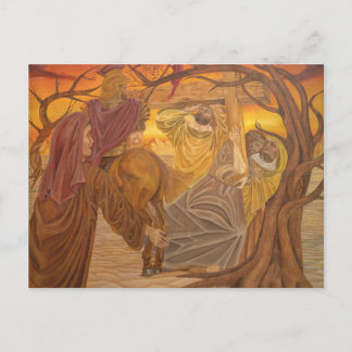 Via crucis holiday postcard