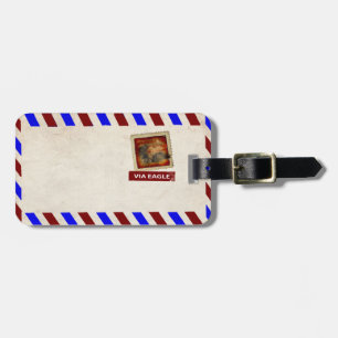via eagle luggage tag