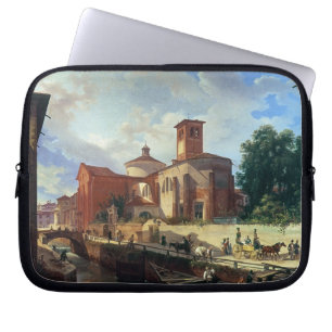 Via Fatabene Fratelli, Milan, 1830 Laptop Sleeve