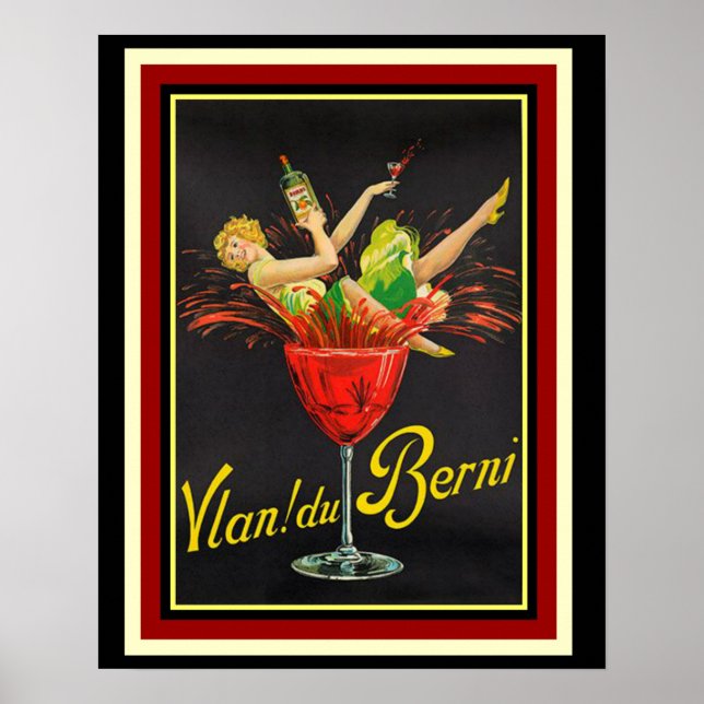 Vian! du Berni-  Cappiello Ad Poster 16 x 20 (Front)