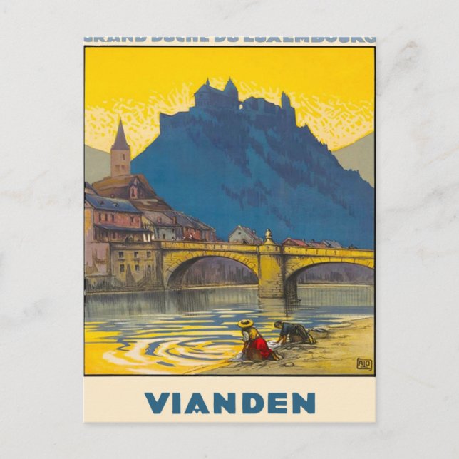 Vianden, Luxembourg Postcard (Front)