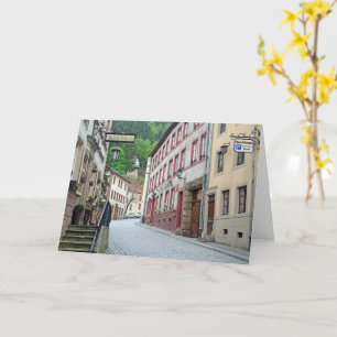 Vianden, Luxembourg street scene Card