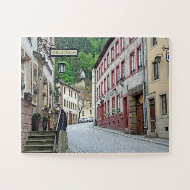 Vianden, Luxembourg street scene Jigsaw Puzzle (Horizontal)