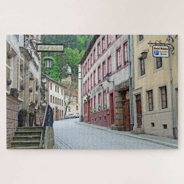 Vianden, Luxembourg street scene Jigsaw Puzzle (Horizontal)
