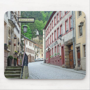 Vianden, Luxembourg street scene Mouse Pad