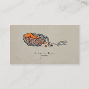Viantage Sewing Basket Business Card