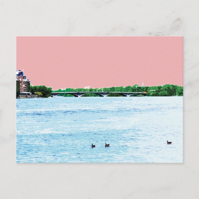 viau bridge :: pont viau postcard (Front)