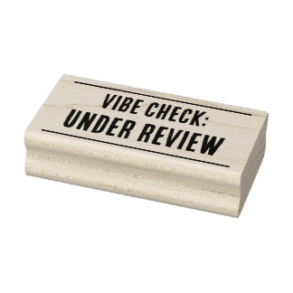 Vibe Check: UNDER REVIEW Stamp