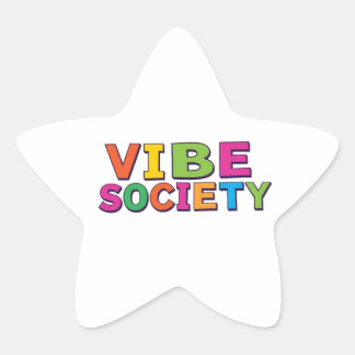Vibe Society Star Sticker