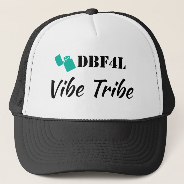 Vibe Tribe (lit) Trucker Hat (Front)