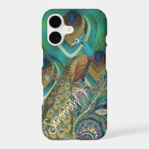 Vibe Vintage Damask Peacock Feathers