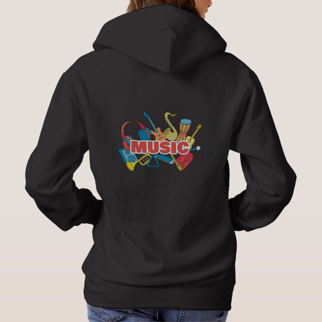 vibe with us hoodie (Back)