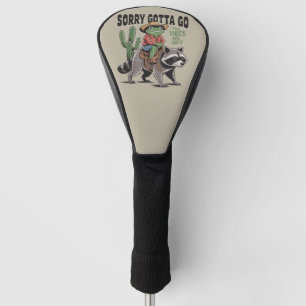Vibes Are Off Sorry Gotta Go Vintage Frog Funny Golf Head Cover