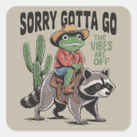 Vibes Are Off Sorry Gotta Go Vintage Frog Funny