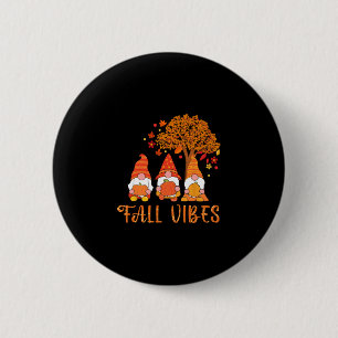 Vibes Autumn Season Thanksgiving Pumpkin 6 Cm Round Badge