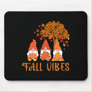 Vibes Autumn Season Thanksgiving Pumpkin Mouse Pad