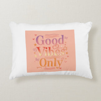 Vibes for a good day decorative cushion