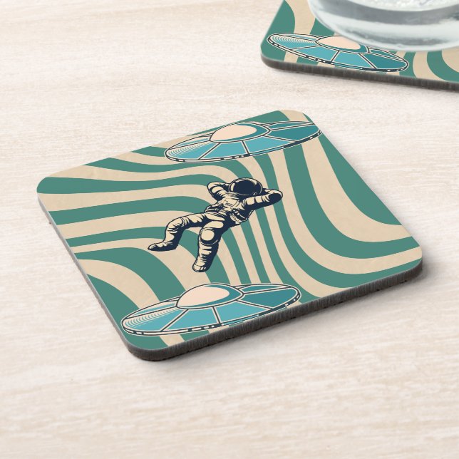 Vibing astronaut coaster (Left Side)