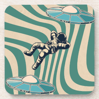Vibing astronaut coaster