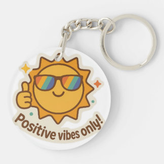 "Vibing & Thriving" Key Ring