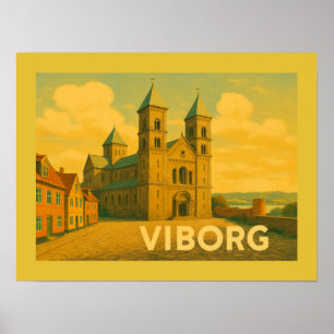 Viborg Denmark Cathedral Poster