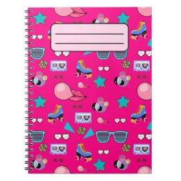 Vibrant 80s design notebook