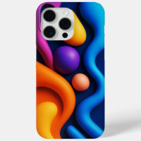 Vibrant Abstract 3D Shapes