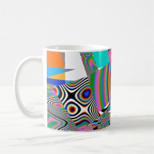 Vibrant abstract background. Colourful pattern. Ge Coffee Mug