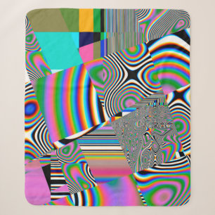 Vibrant abstract background. Colourful pattern. Ge Sherpa Blanket