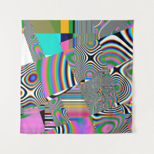 Vibrant abstract background. Colourful pattern. Ge Tapestry