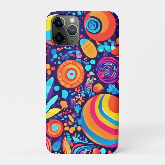 Vibrant Abstract Bubble Universe Case-Mate iPhone Case (Back)