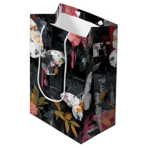 Vibrant Abstract Butterfly Flight (3) Medium Gift Bag