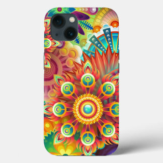 Vibrant Abstract iPhone 13 Case