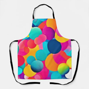 Vibrant Abstract Circles Apron