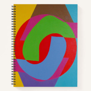 Vibrant Abstract Circles Notebook