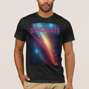 Vibrant Abstract Cosmic Galaxy Space T-Shirt