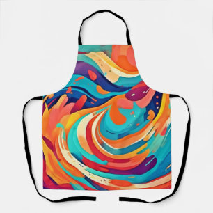 Vibrant Abstract Dreamscape Apron