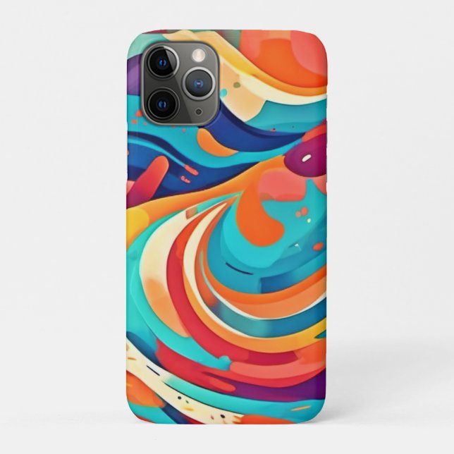 Vibrant Abstract Dreamscape Case-Mate iPhone Case (Back)