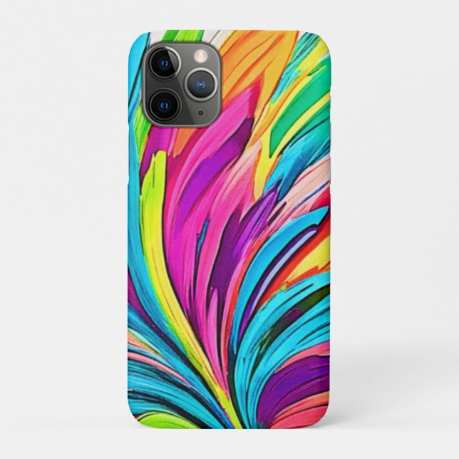 Vibrant Abstract Explosion Case-Mate iPhone Case (Back)