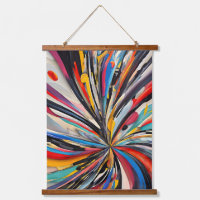 Vibrant Abstract Explosion Modern Art