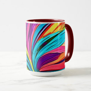 Vibrant Abstract Explosion Mug